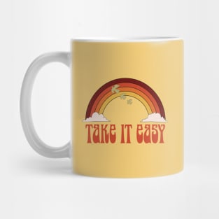 Take it Easy Retro 1970s Mug